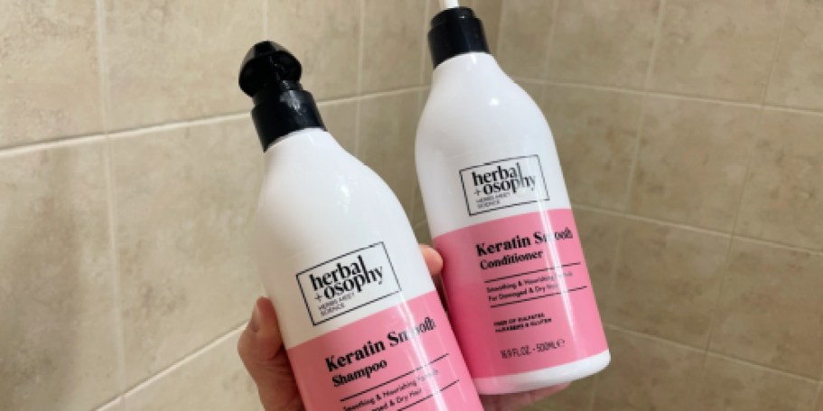 Herbalosophy Keratin Shampoo & Conditioner Set Just $13.49 Shipped on Amazon