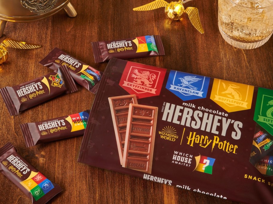 Hersheys milk chocolate harry potter mini sizes