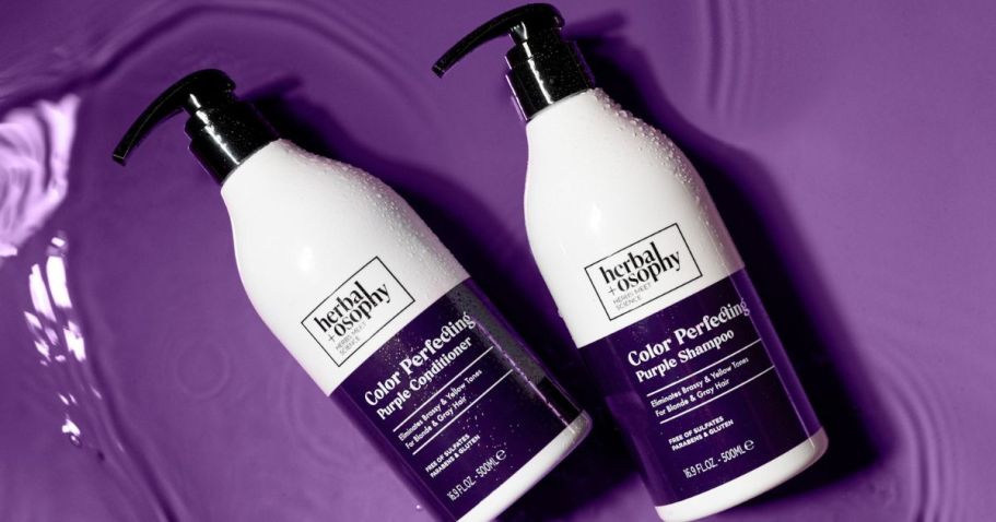 Purple Shampoo & Conditioner Set Only $13.49 Shipped on Amazon (Removes Brassy & Yellow Tones)