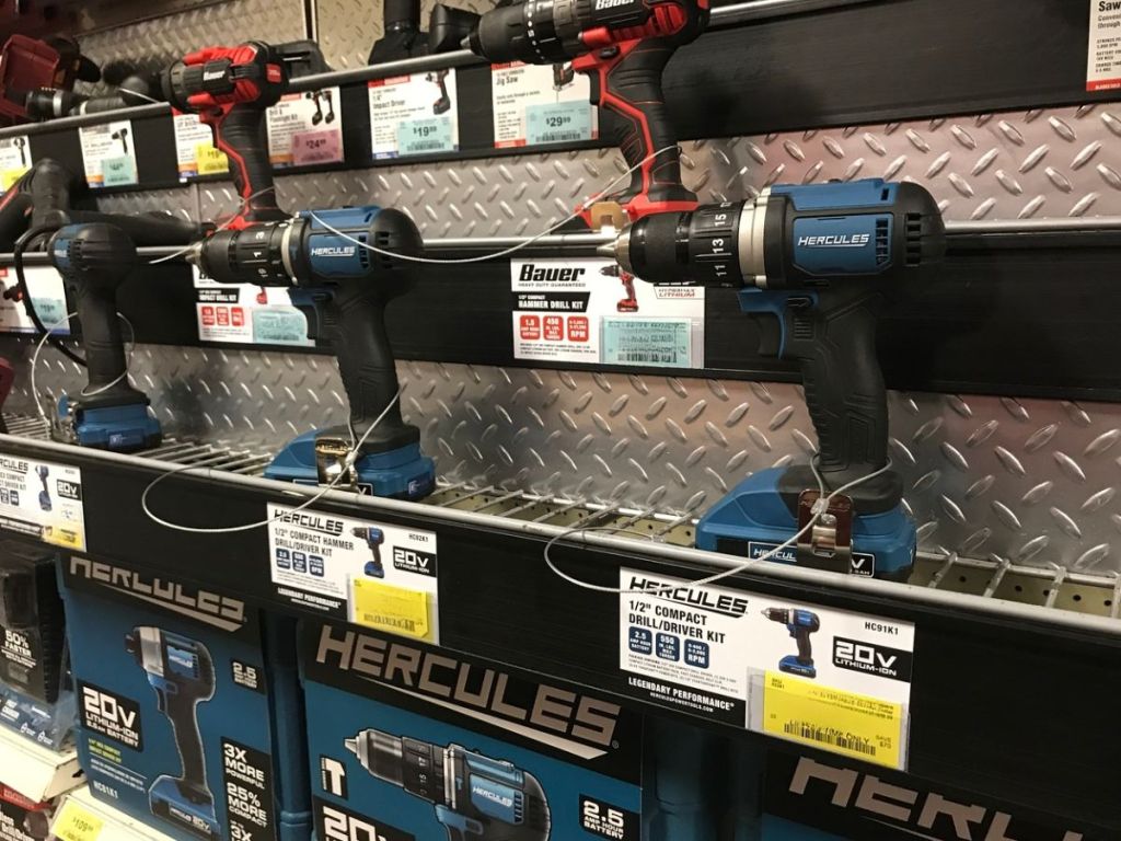 Hercules 20V Brushless Cordless Drills at Harbor Freight