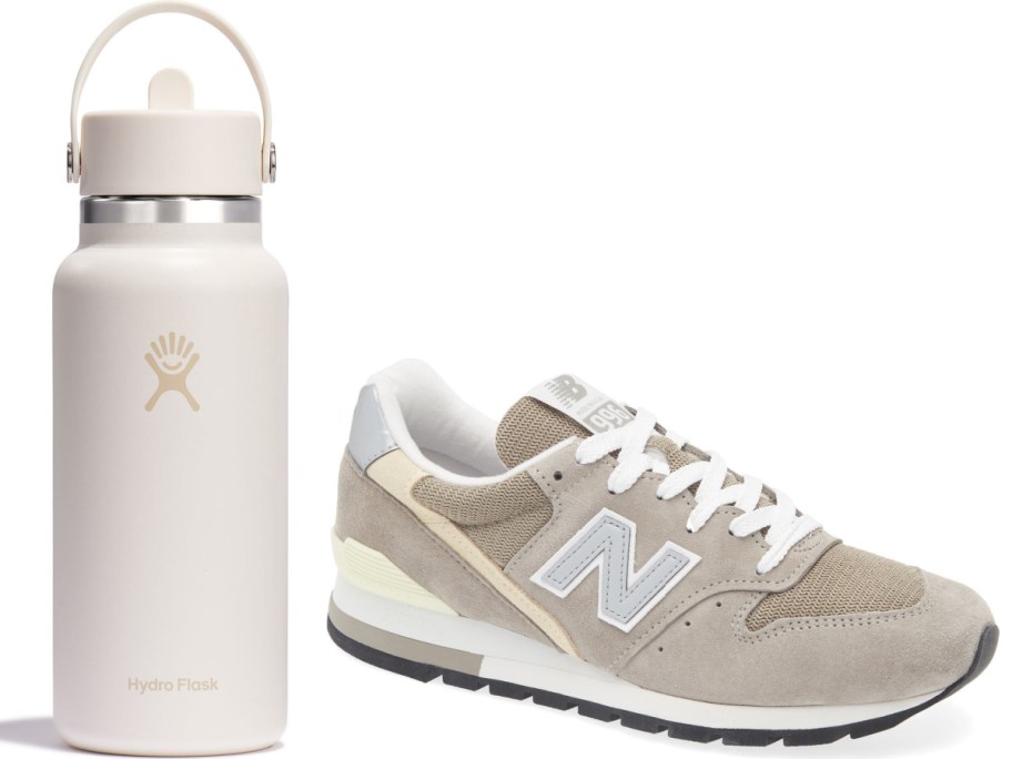 Hydroflask and new balance sneakers