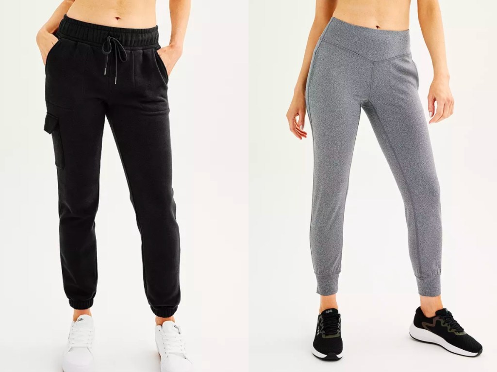 women wearing kohl's tek gear joggers