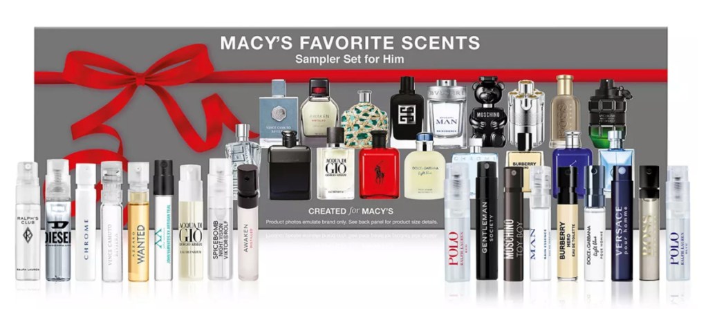 Macy's Favorite Scents Sampler Discovery 18 Piece Set For Him