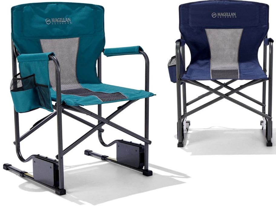 Stock images of two Magellan Outdoors Odyssey Rocker Chairs