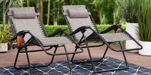 TWO Walmart Zero Gravity Bungee Chairs Only $64 Shipped (Just $32 Each!)