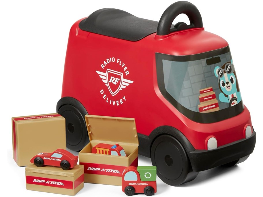 Radio Flyer Delivery Van Ride On Toy