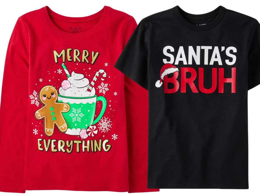 The Children's Place Christmas T shirts