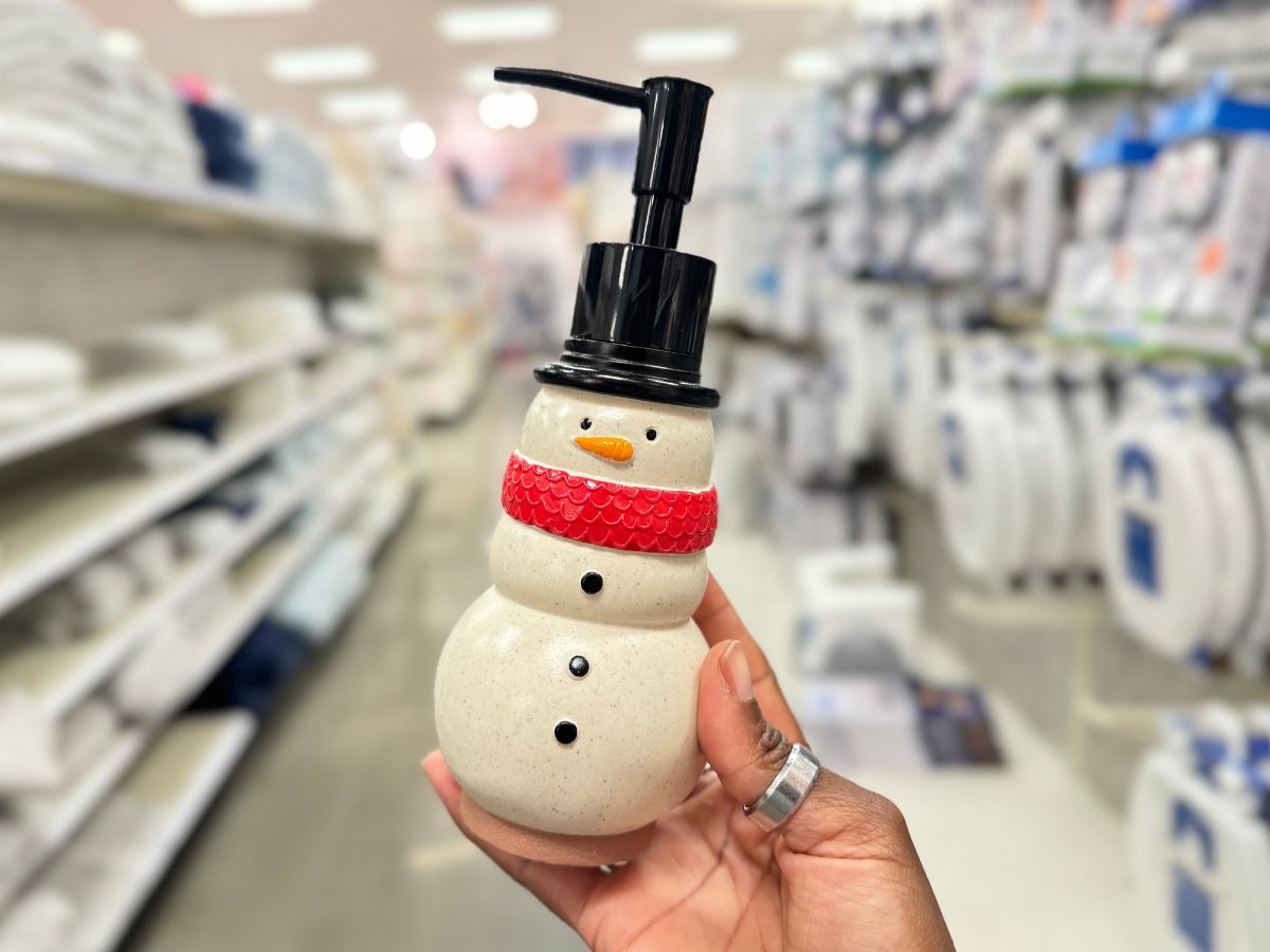 Target Wondershop Christmas Soap Pumps Only $5 | 4 Festive Styles!