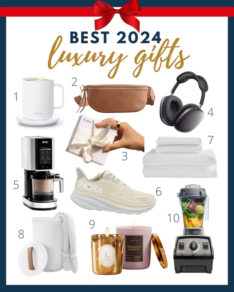 collage of best luxury gifts in 2024