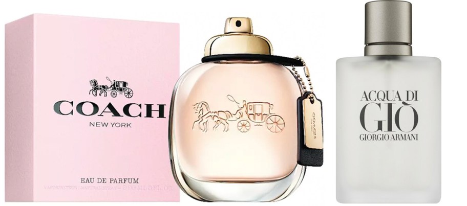 coach perfume and acqua di gio fragrance