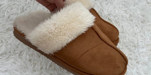 Women’s Fuzzy Memory Foam Slippers Just $20 Shipped for Prime Members (Reg. $36)