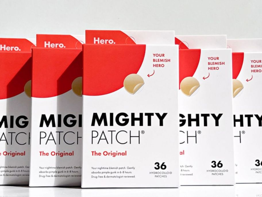 multiple boxes of hero mighty patch 36 count