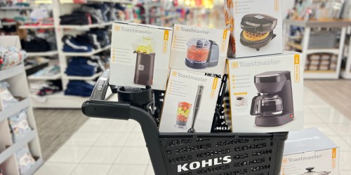 Toastmaster Kitchen Appliances ONLY $4.99 on Kohls.online