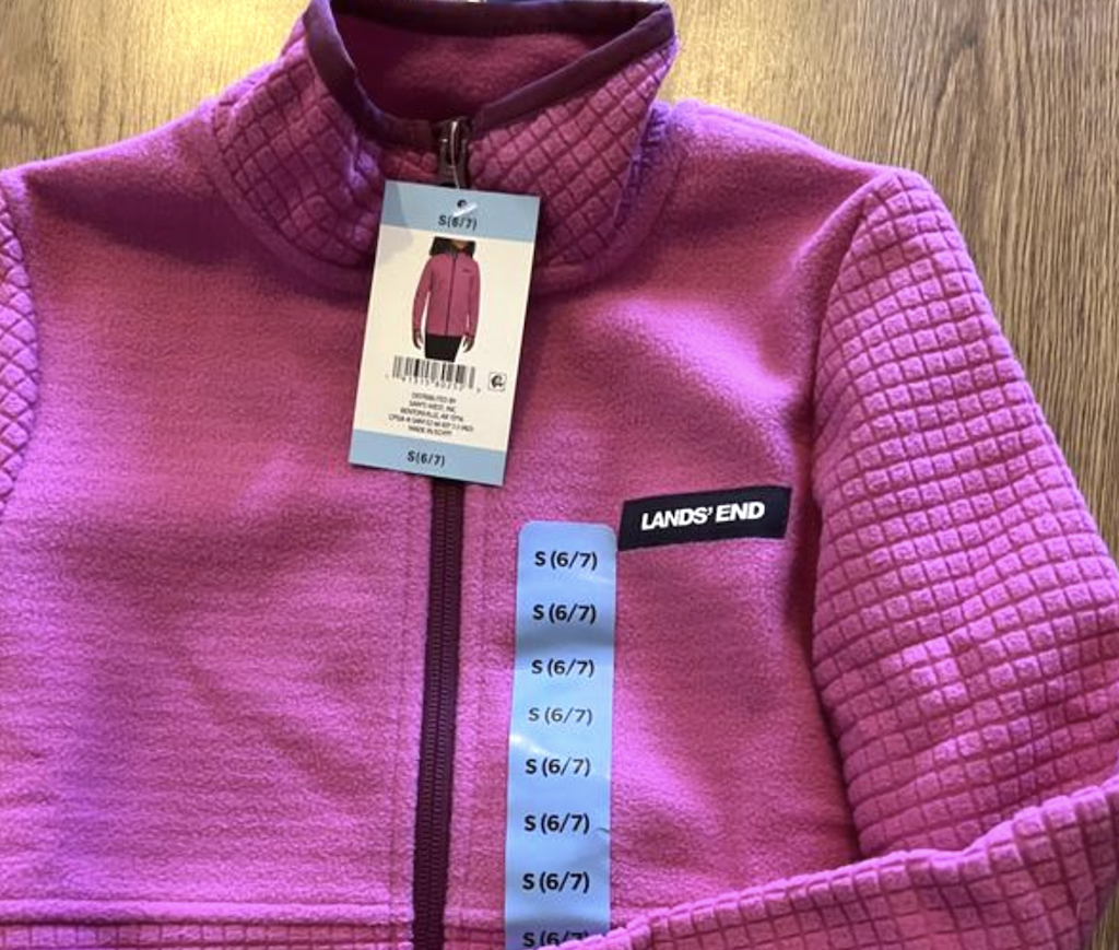 Lands' end fleece 