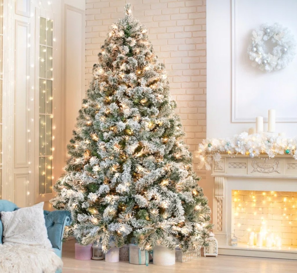 lighted spruce tree from wayfair