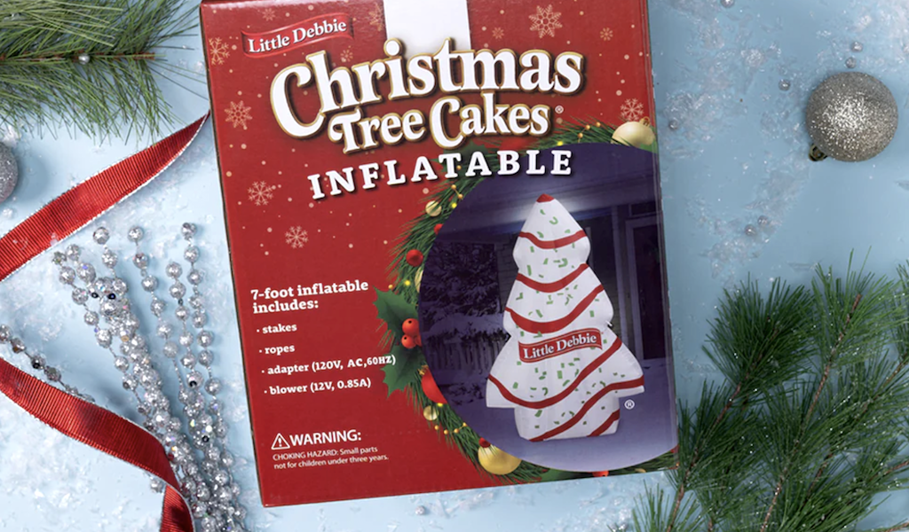 HURRY! Little Debbie Christmas Tree Cake Inflatable Available & On Sale – But May Sell Out!