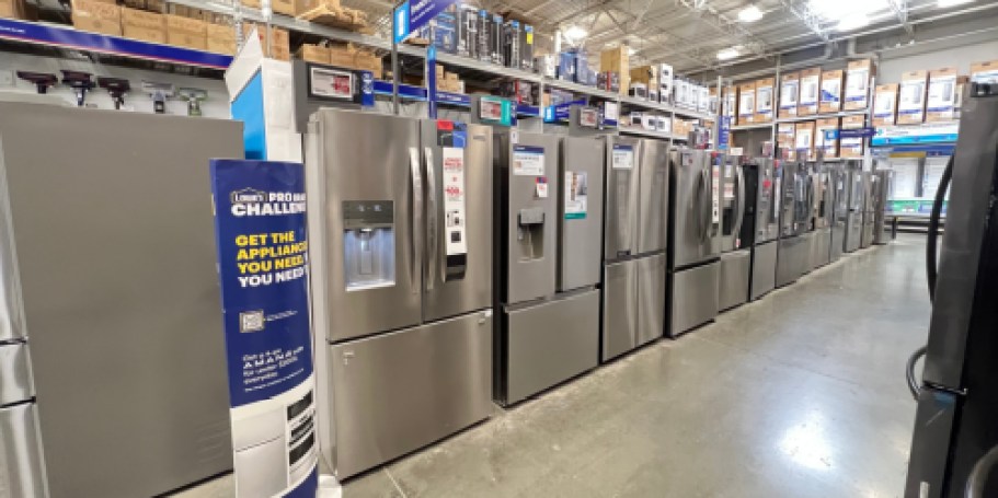 Up to 40% Off Lowe’s Appliance Sale + Extra Member Savings | Refrigerators, Washers, Dryers, & More!