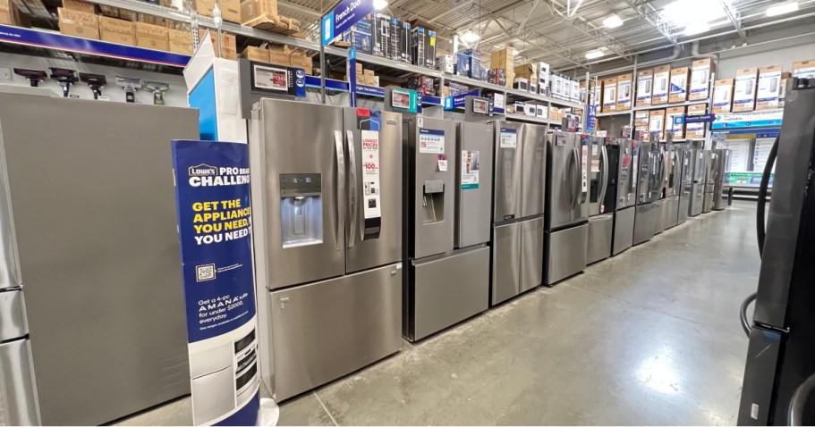 Up to 40% Off Lowe’s Appliance Sale | Refrigerators, Washers, Dryers, & More!