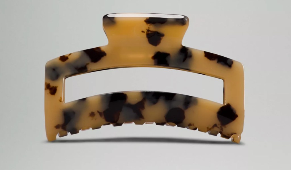 tortoise shell acrylic hair claw clip