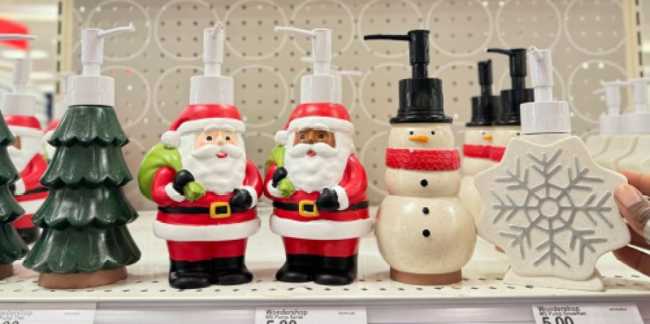 Target Wondershop Christmas Soap Pumps Only $5