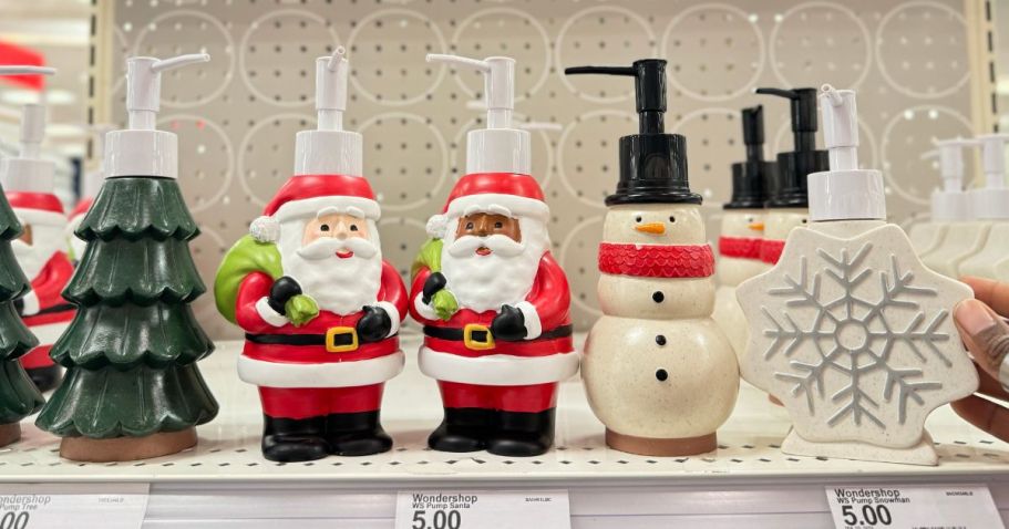 Target Wondershop Christmas Soap Pumps Only $5