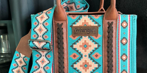 Wrangler Aztec Tote Bag w/ Removable Strap Only $20.78 Shipped on Amazon (Reg. $60)