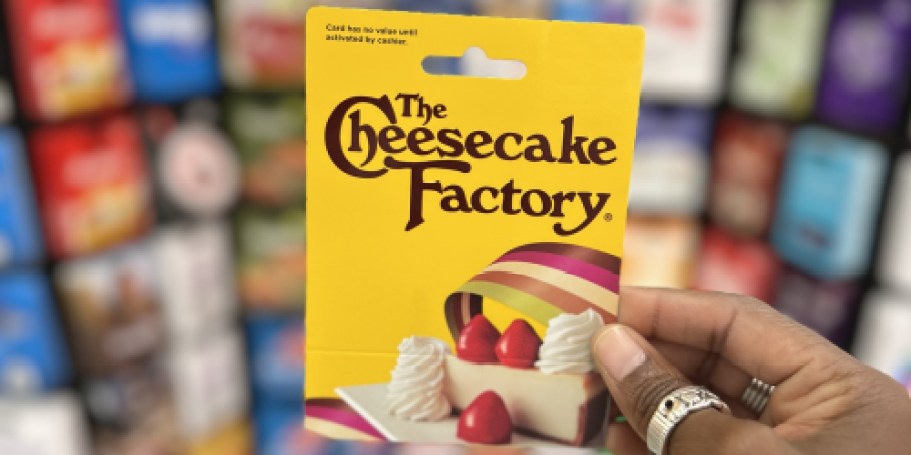 $10 Cheesecake Factory Bonus Card with $50 Gift Card Purchase