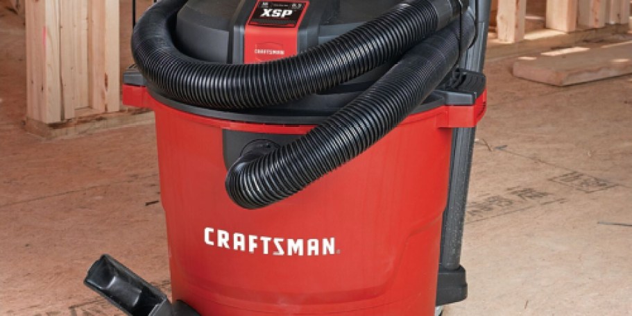 Craftsman Wet/Dry Shop Vacuum w/ Accessories Only $29.98 on Lowes.online (Reg. $60)
