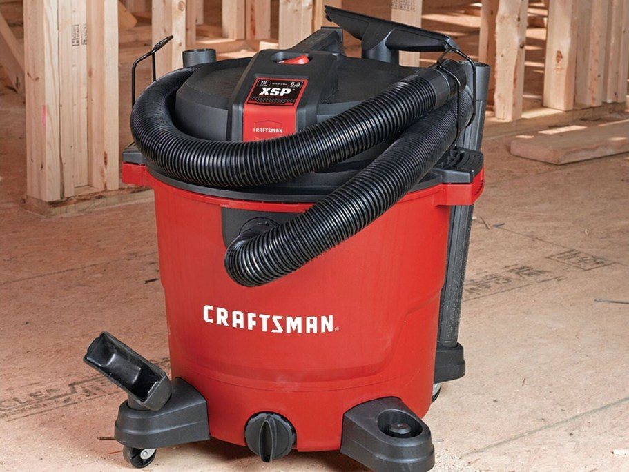 Craftsman Wet/Dry Shop Vacuum w/ Accessories Only $29.98 on Lowes.online (Reg. $60)