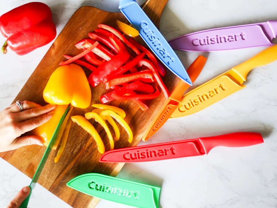 Cuisinart 6-Piece Stainless Steel Kitchen Knife Set Just $7.99 on Target.online