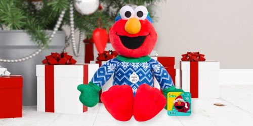 Sesame Street Holiday Elmo Plush Toy ONLY $7.99 on Macys.online (Regularly $30)