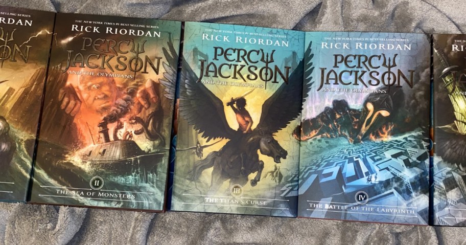 Percy Jackson and the Olympians book set