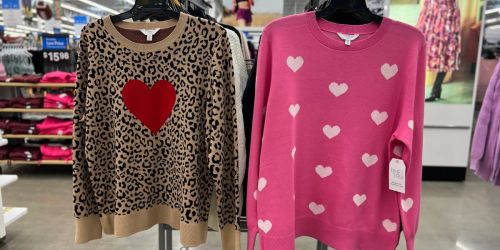 Women’s Valentine’s Day Sweaters Only $16.98 on Walmart.online + More