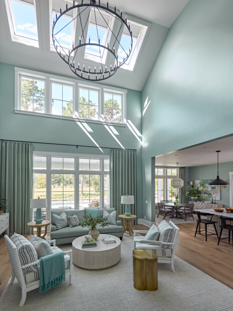 Living room and open concept of HGTV Dream Home 2025 in Bluffton, SC