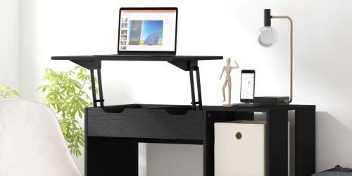 Lift-Top Standing Desk w/ Storage ONLY $56 Shipped on Walmart.online (Reg. $199)