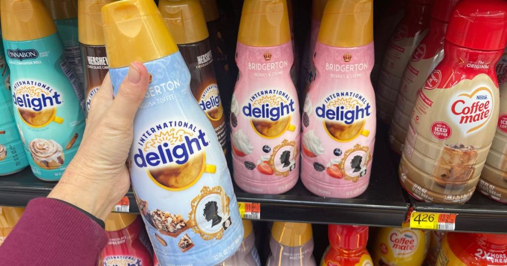 International Delight Bridgerton Creamers in cooler