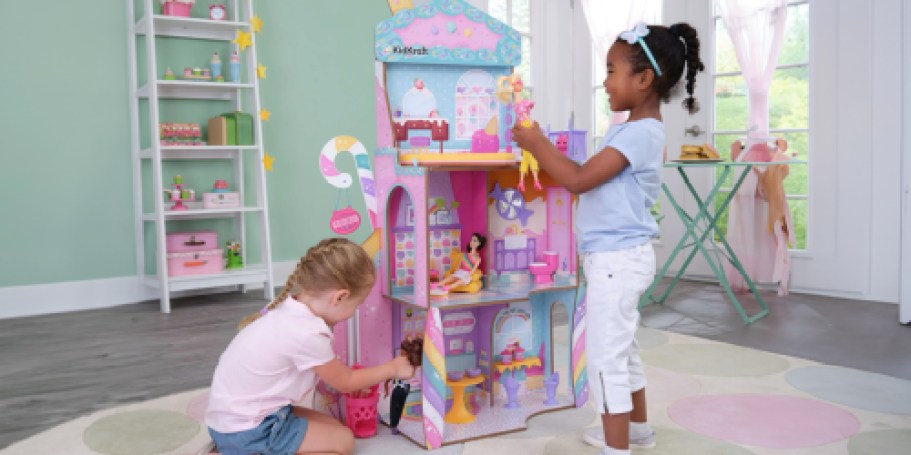 KidKraft Wooden Dollhouse w/ 28 Accessories Only $34 on Walmart.online (Reg. $95)