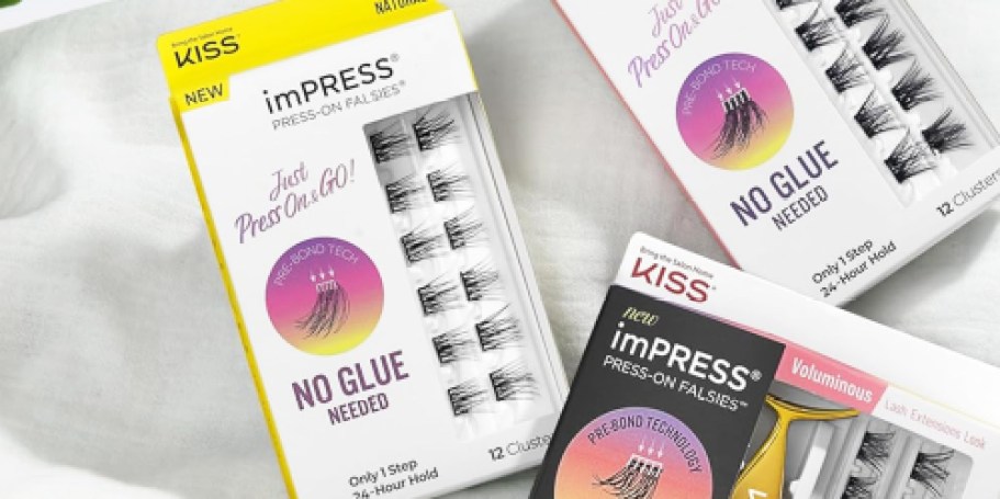 KISS Press-On Eyelashes 12-Count Set Just $3.50 Shipped on Amazon (Reg. $9)