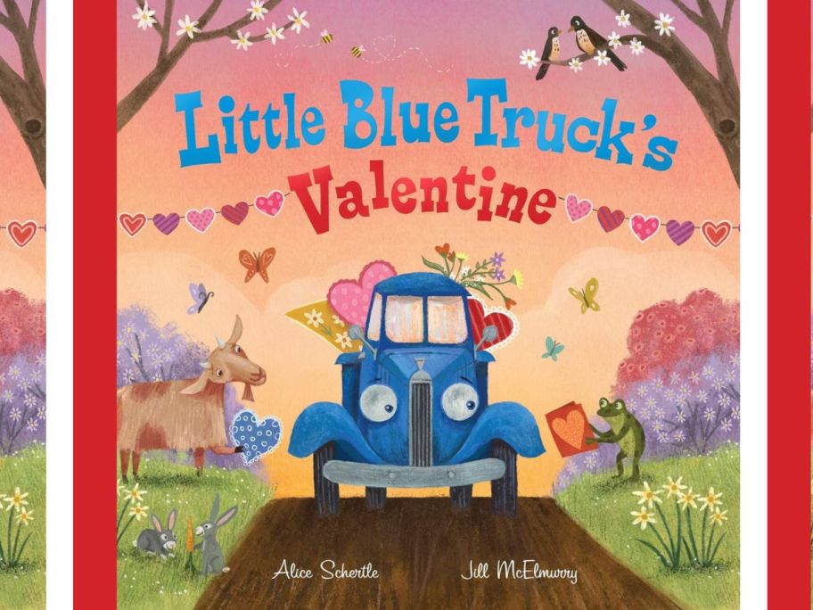 Little Blue Truck's Valentine Book stock image