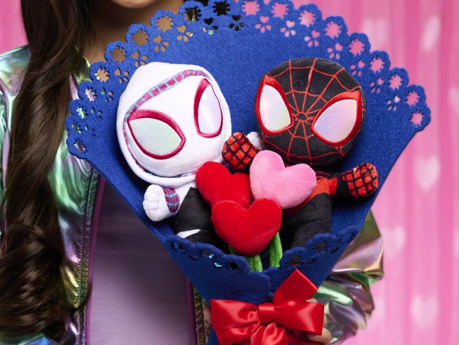 Plush Valentine’s Bouquets Only $17.98 at Walmart | Marvel, Bluey, Star Wars, & More