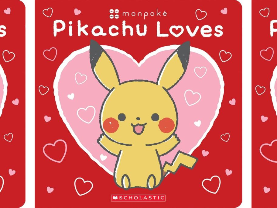 Pikachu Loves Board Book stock image