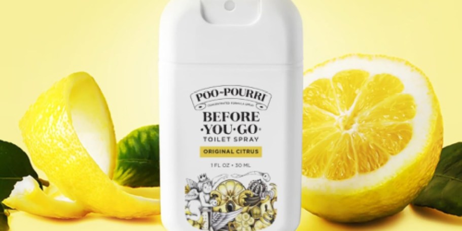 Poo-Pourri Travel-Size Toilet Spray Only $3.98 Shipped on Amazon – Lowest Price EVER!