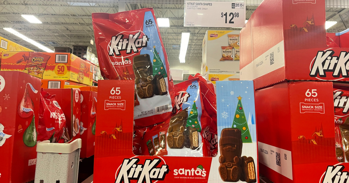 Stock Up on Christmas Treats at Sam’s Club | KitKat Santas, Reese’s Trees, Ghirardelli Snowmen & More