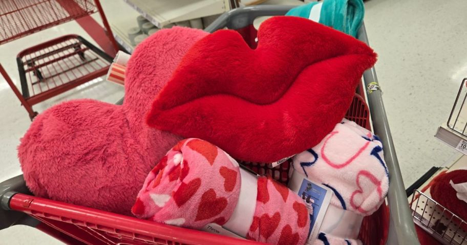 Target Valentine's Day Throw Pillows & Blankets