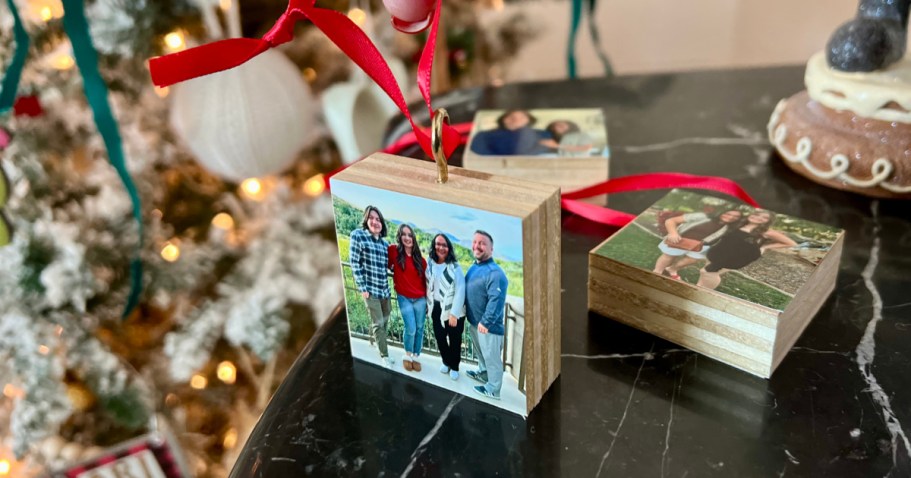 *HOT* 2-Sided Wood Photo Ornaments JUST $2.99 + Free Walgreens Store Pickup