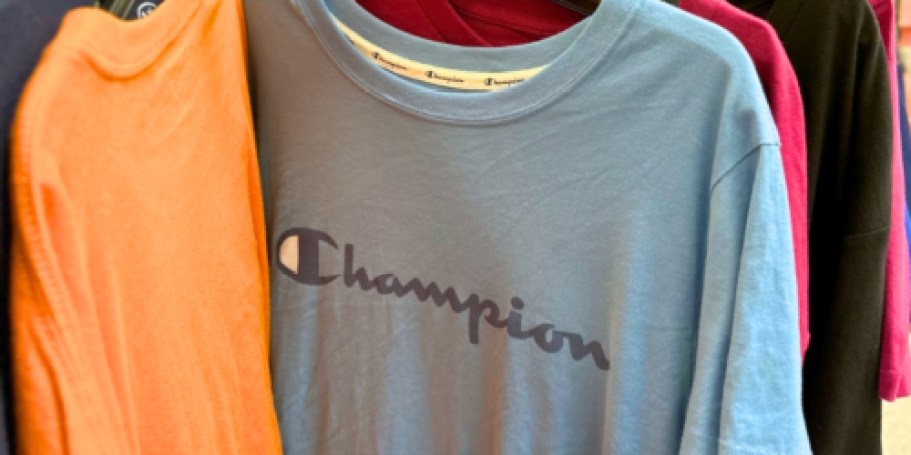 Up to 60% Off Champion Clothing & Shoes + FREE Shipping | Styles from $4.99 Shipped!