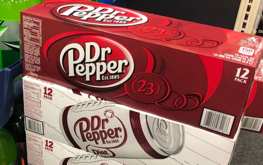 THREE Dr Pepper 12-Packs Only $14.81 Shipped on Amazon – Just $4.94 Each