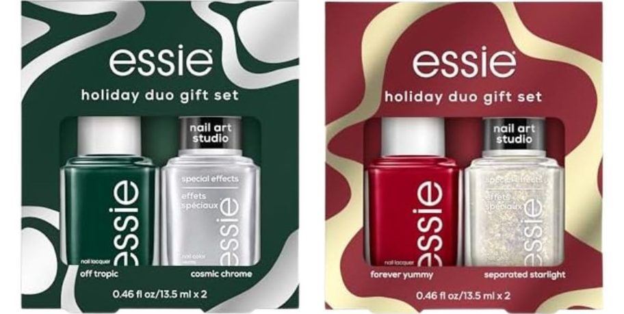 two essie 2 piece nail color gift sets