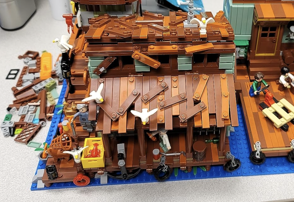 fishing village building set