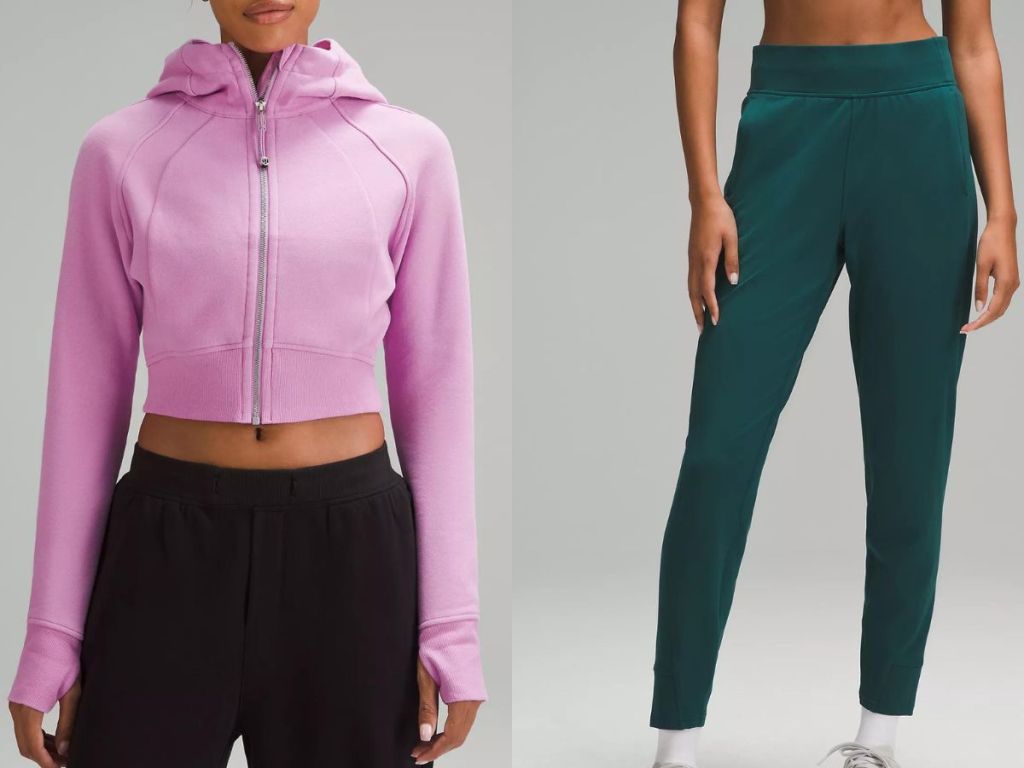 stock images of women wearing lululemon clothing